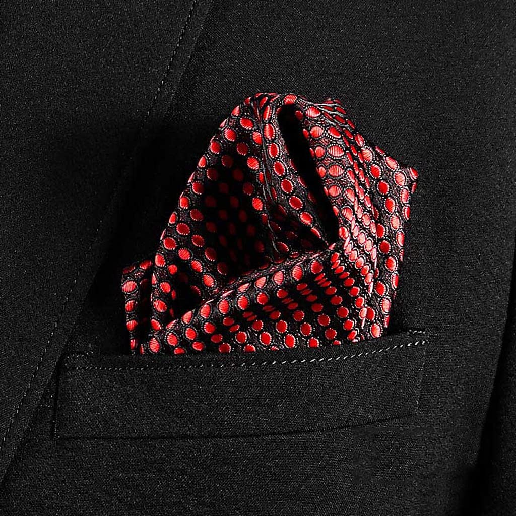 Moda 100% jedwabna chusteczka szaliki Vintage Hankies męska poszetka kwadratowa chusteczka w paski solidna szmata Snot (kolor: C, rozmiar: 22 * 22 cm) (B 22 * 22 cm)