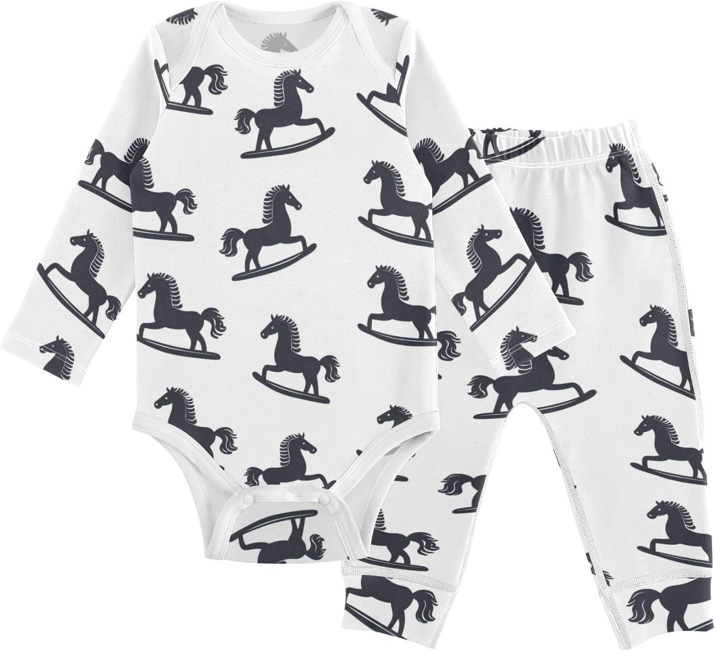 vvfelixl Baby Bodysuits Pants Sets Bernese Mountain Dog Long Sleeve Baby Clothes For Boys Girls 0-24 Months Puppy