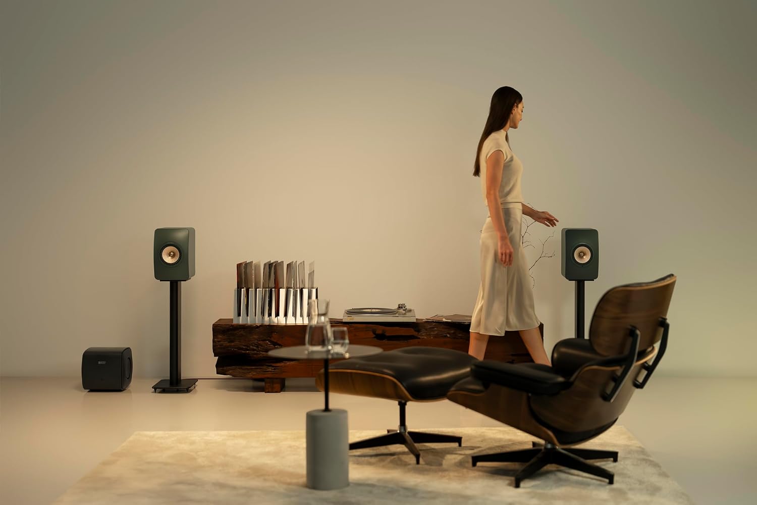 KEF LS50 Wireless II (Pair, Moss Green)