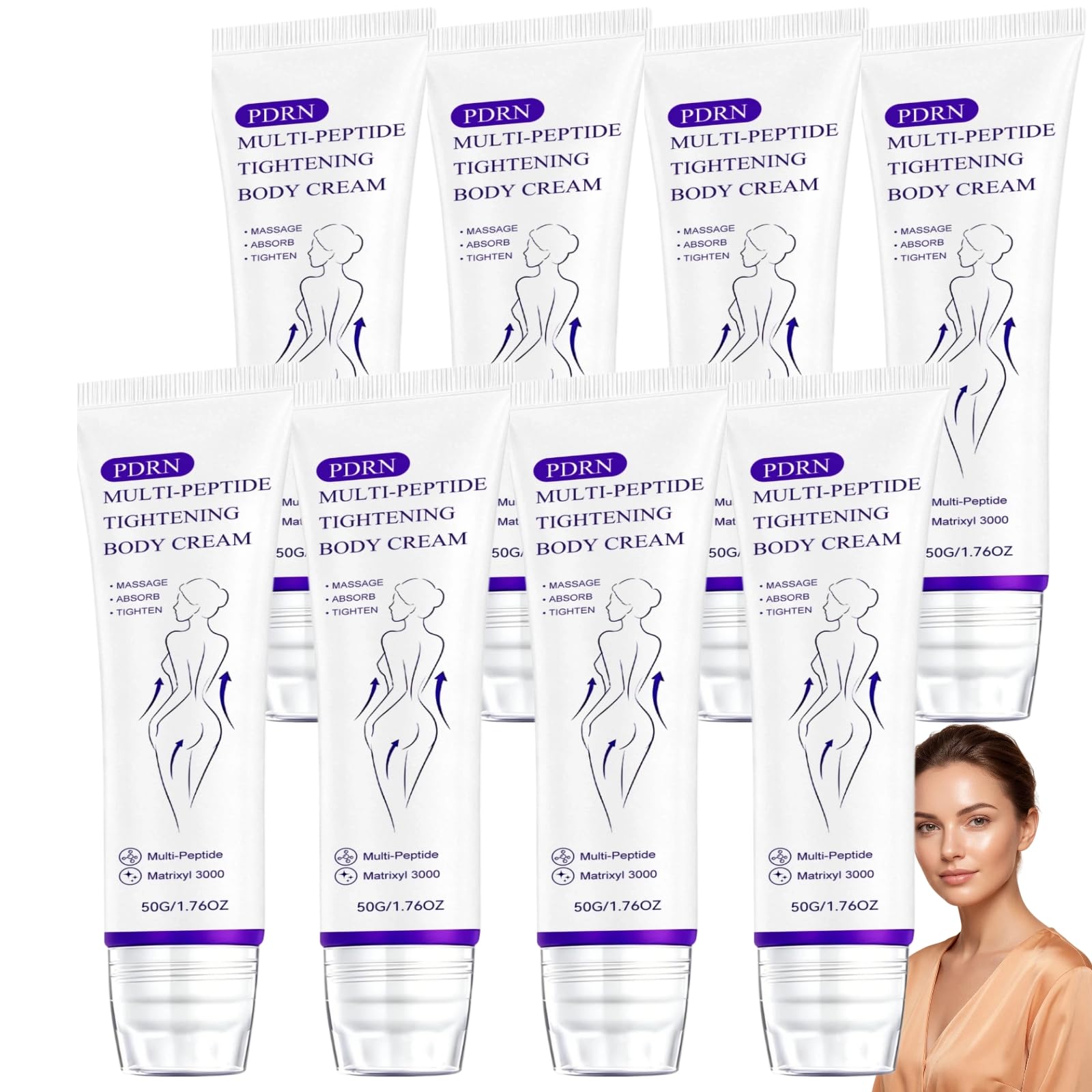 Multipeptydowy krem do masażu ciała PDRN, nawilżające serum do ciała przeciwstarzeniowe i liftingujące, ujędrnia i liftinguje skórę, wyrównuje cerę, regenerująca codzienna pielęgnacja głębokich