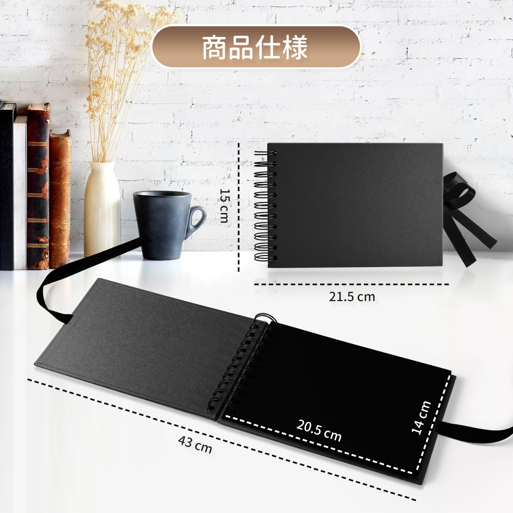 Amazon | メッセージアルバム スクラップブック アルバム 手作り A5