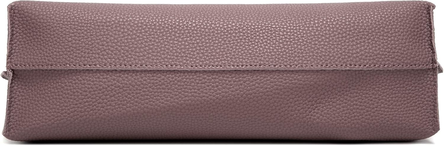 Dreubea Women's Soft Faux Leather Tote Shoulder Bag from, Big Capacity Tassel Handbag - Image 4