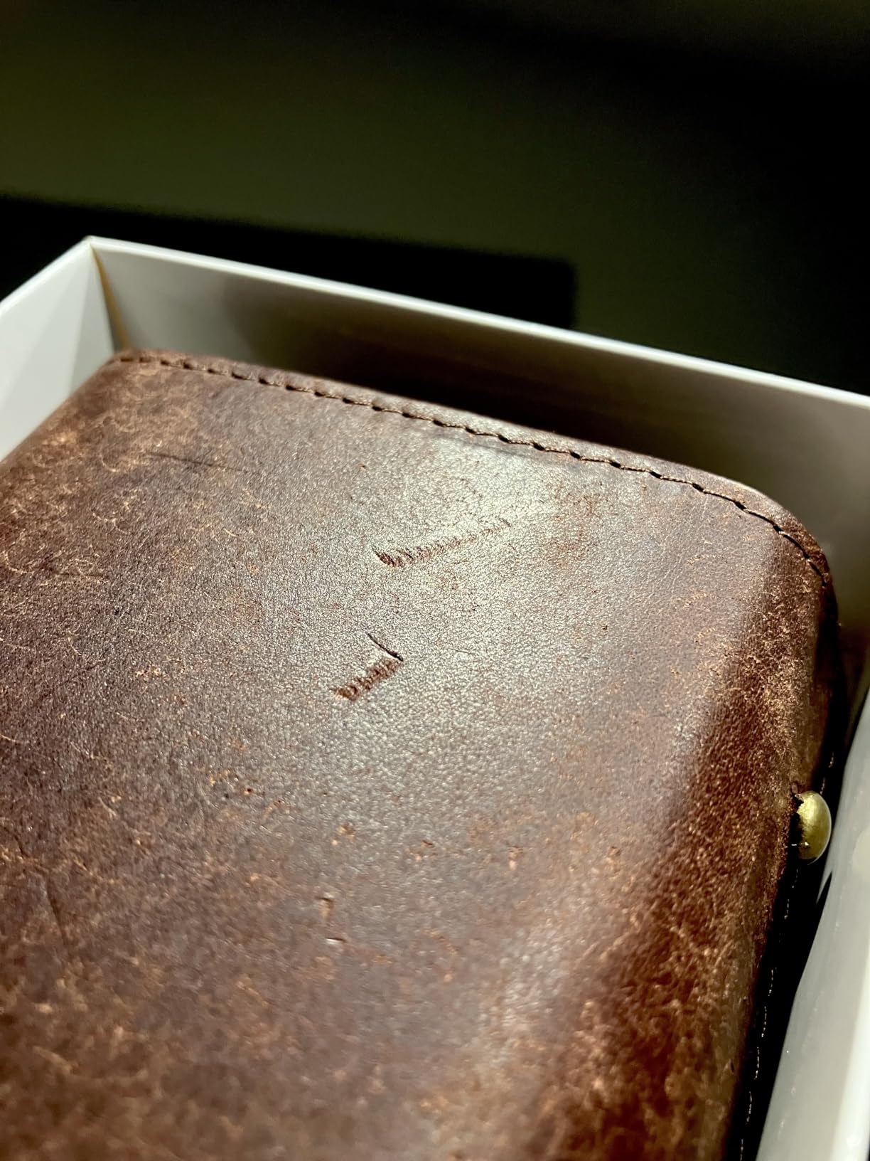 二つ折り財布 メンズ 2つ折り 箱型の小銭入れ イタリアン レザー プエブロ ミニ財布 コンパクト 小さい財布 二つ折り 箱状です 牛革 大容量 L字 レディース PUEBLO (Brown) photo review