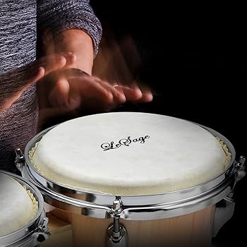 Amazon | LeSage ボンゴドラム 子供 大人用 初心者用 ボンゴ 7