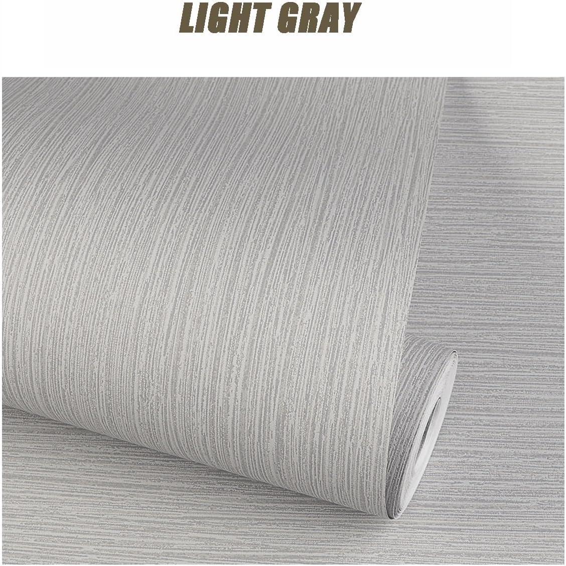 Peel-and-Stick Textured Wallpaper Vintage Contact Paper Faux Linen Decor Self-Adhesive Straw Weave Removable(Beige Yellow)