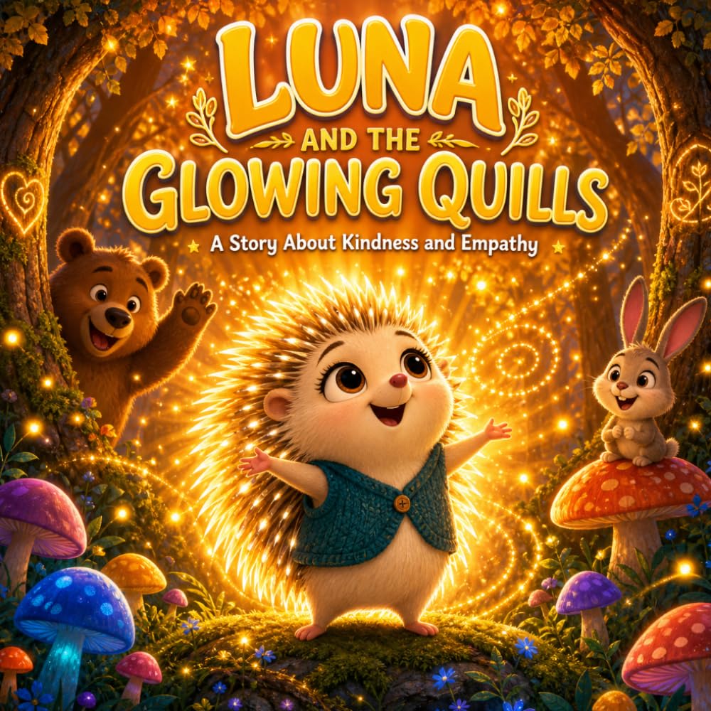 Animals and Magic Story for Kids Ages 4–8: Luna and the Glowing Quills Teaches Kindness and Empathy: Heartwarming Storybook for Kids & Toddlers | ... | Fun & Educational Storybook for Toddlers
