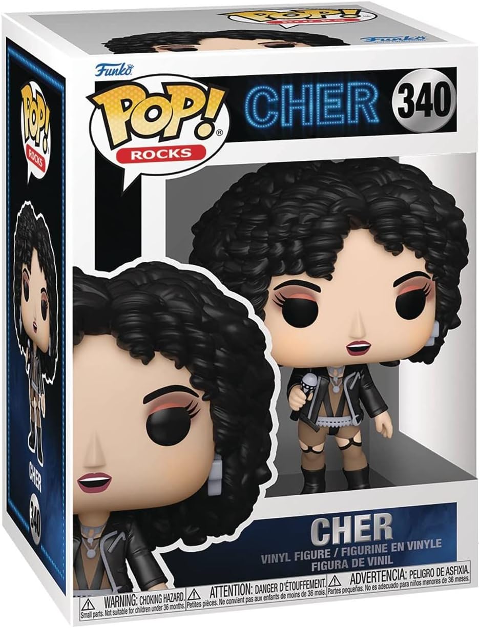 POP Rocks: Cher - If I Could Turn Back Time Funko Vinyl Figure (Bundled with Compatible Box Protector Case), Multicolor, 3.75 inches