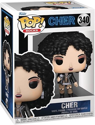 Miniatura 2 de POP Rocks Cher - If I Could Turn Back Time Funko - Figura de vinilo (incluye funda protectora de caja compatible), multicolor, 3.75 pulgadas