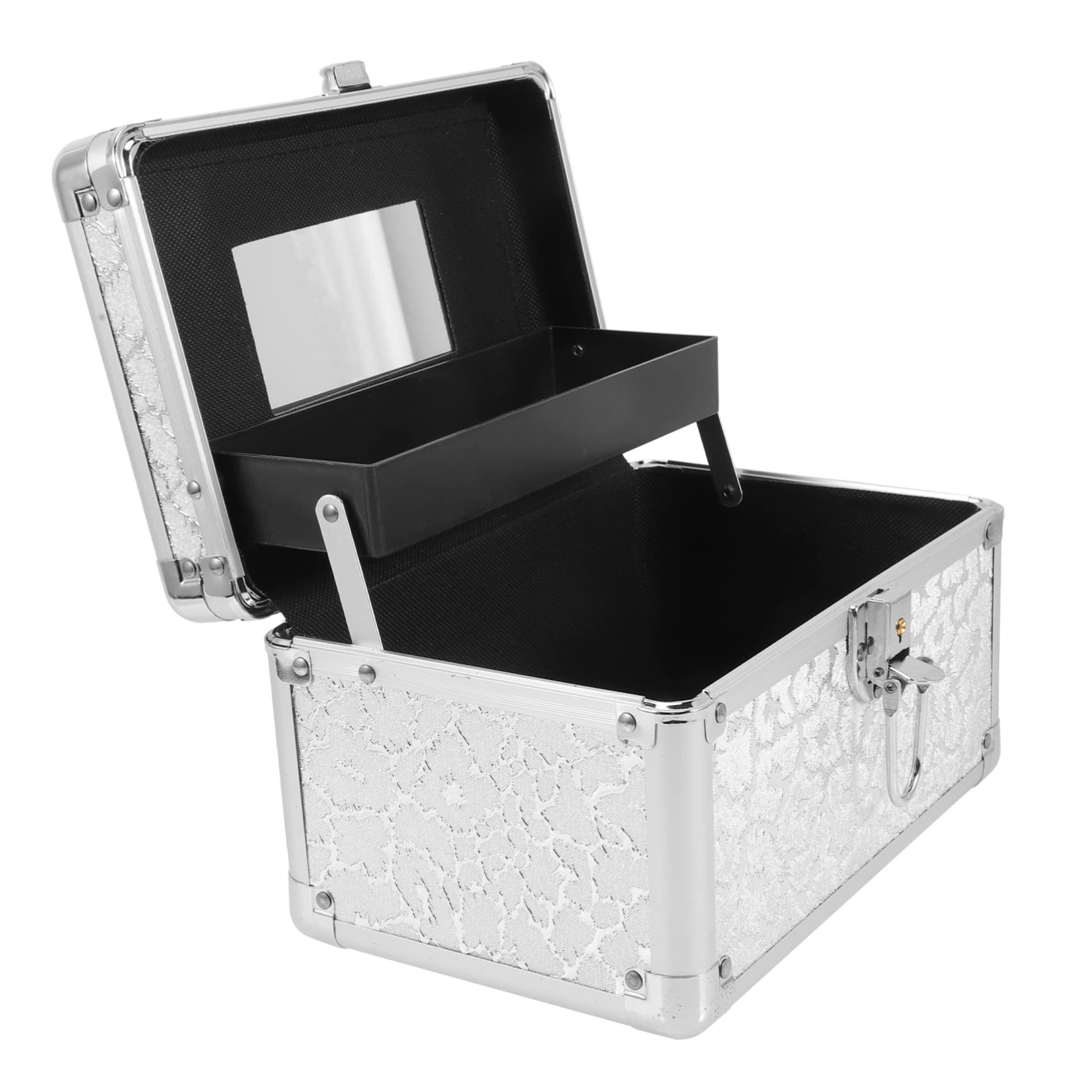 Caja Botiquín Médico Solo Artículos Aprobados por Fsa Maletín De Transporte De Medicamentos Organizador De Joyas Multi Herramientas Estuche Duro Viajar Aleación De Aluminio