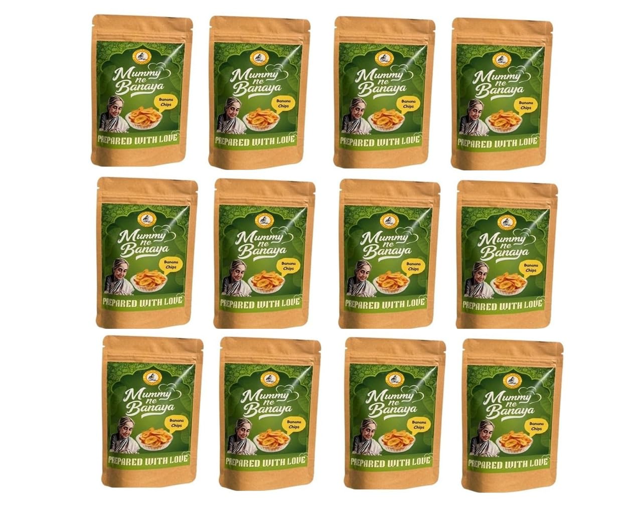 Mummy Ne Banaya Homemade Banana Chips | Traditional South Indian Snack | Prepared with Love | Crispy & Tasty Tea-Time Snack | 100% Natural, Preservative-Free 70GM (Pack of 12)-image-31