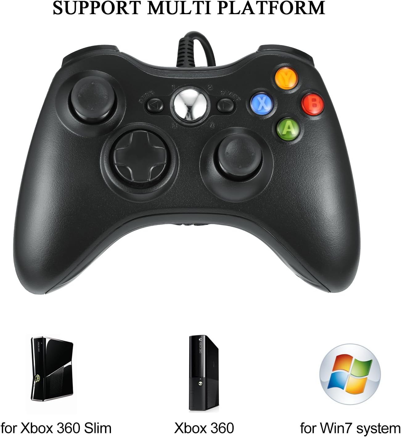 Amazon Luckyks コントローラー xbox ゲームパッド USB ゲームジョイ