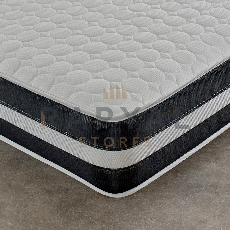 Divan Bed Superstore 3ft Cool Blue Memory Foam Sprung Mattress (3ft x 6ft3, 90 x 190 cm)