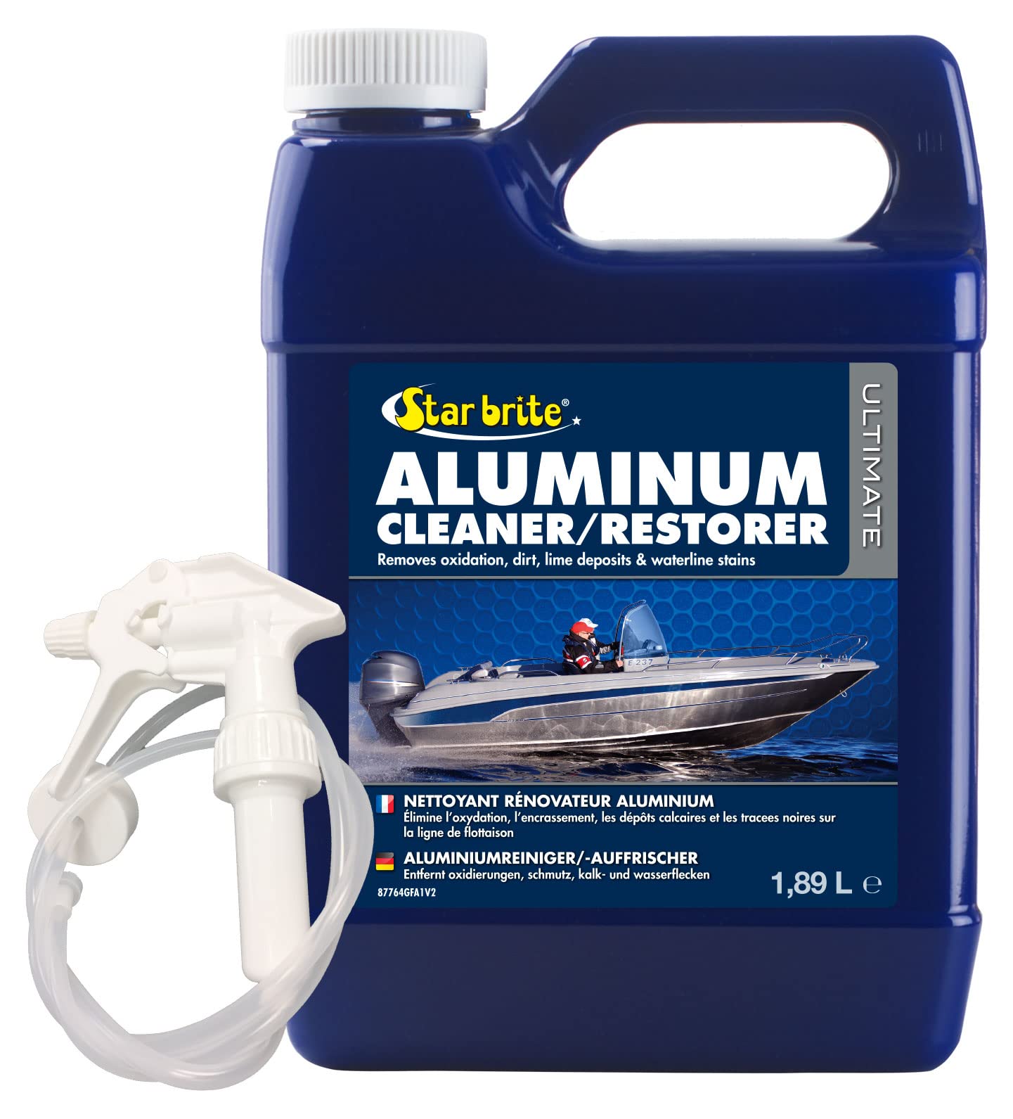Nettoyant Rénovateur Aluminium Star Brite - Élimine Oxydation Et Traces Noires - Pour Bateaux Et Canoës