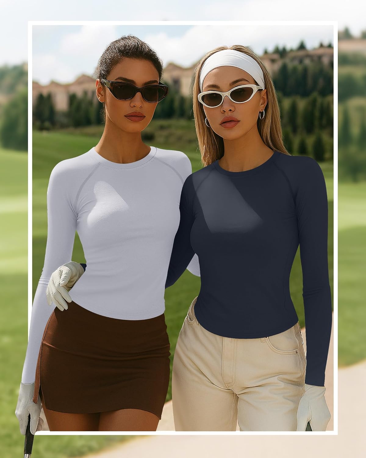 4 Pack Women's Seamless Workout Shirts Long Sleeve Yoga Athletic Top Thumb Holes Raglan Crewneck Sports Running Tee - Image 3