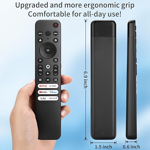 Miniatura 7 de Universal para VIZIO-Smart-TV Control remoto de repuesto XRT140Paquete de 2