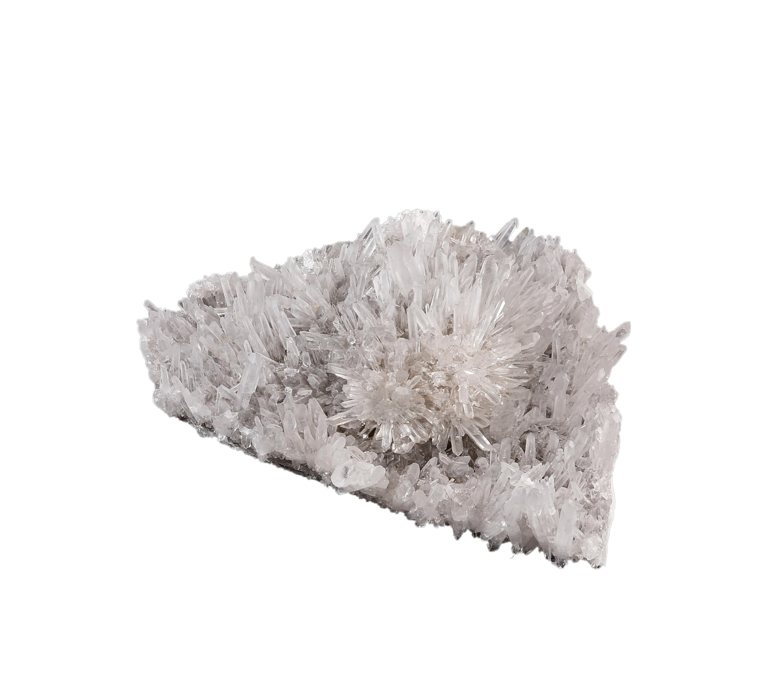 AMOYSTONE Natural Clear Quartz Cluster (Raw Crystal) Healing Stones for Home Office Desk Decor - Feng Shui Energy Cleansing Gift for Women, Men (10.5-17.6 oz)