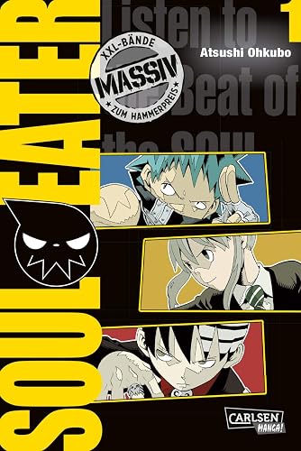 Soul Eater Massiv 1: Bände 1-3 der düsteren Fantasy-Manga-Serie ab 12 Jahren über eine seelenjagende Waffenschmiedin im größeren Format