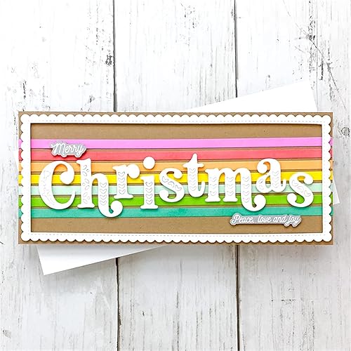 Miniatura 8 de Troqueles para álbumes de recortes, marco de tiras de corte de metal para hacer tarjetas, plantilla de perforación de manualidades de papel,