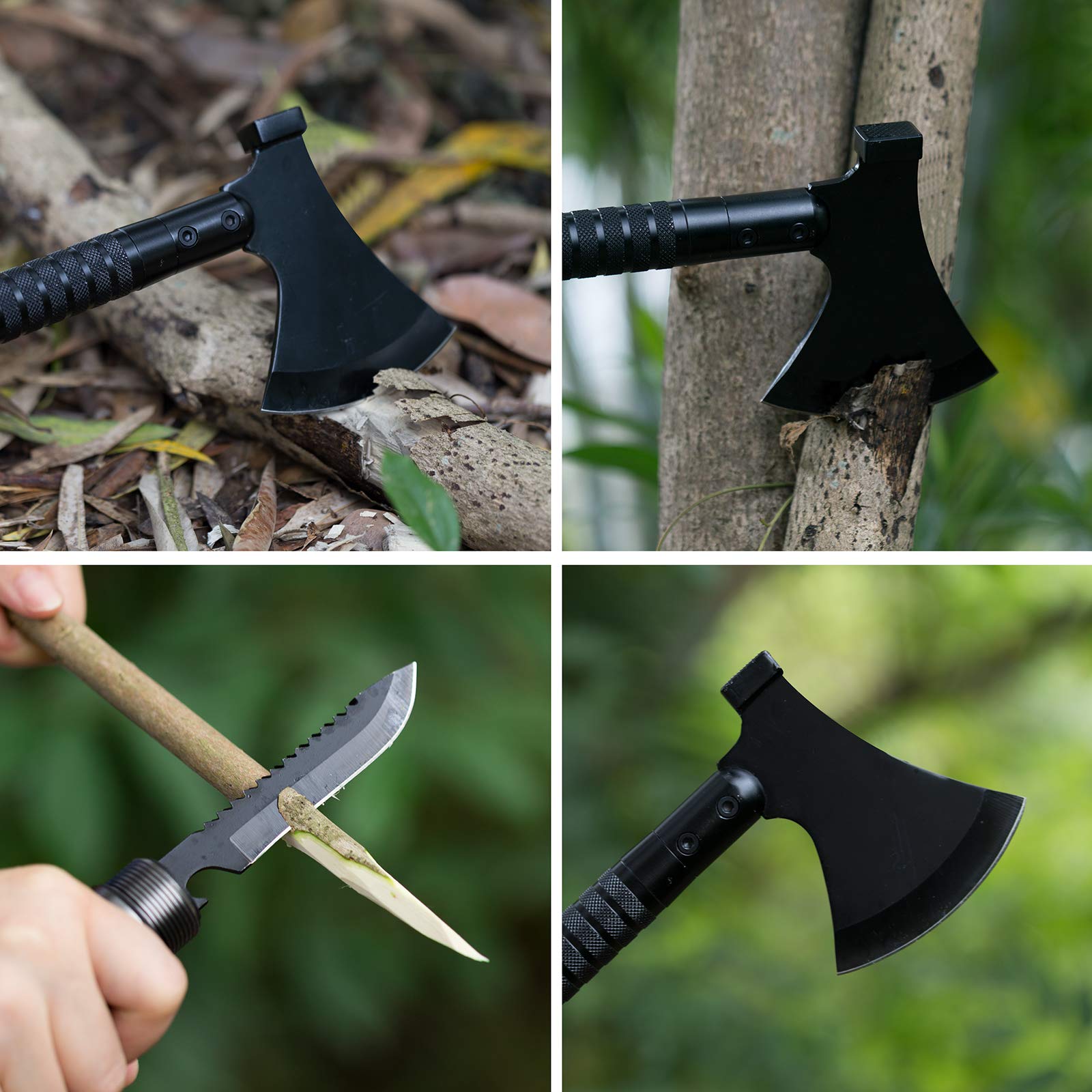 kaforto Camping Axe with Sheath Outdoor Survival Hatchet Tactical