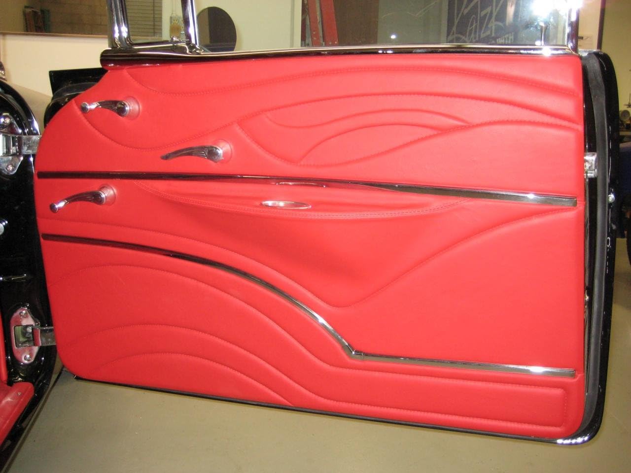 3Yard Car Marine Vinyl Leather Fabric Upholstery Grade Replacement Decorate Faux Leather by Yard Red