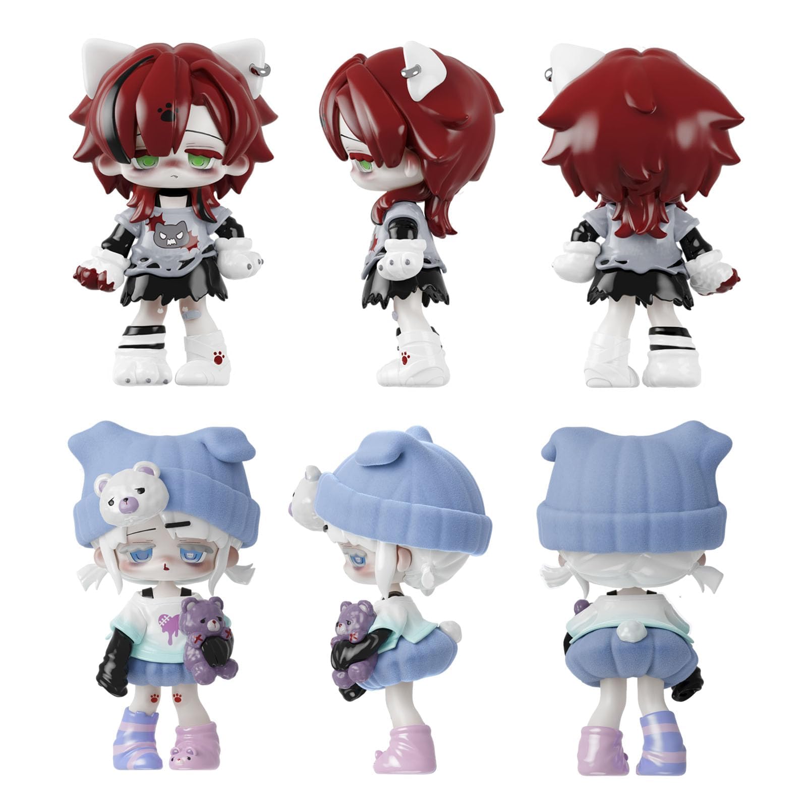 BAHOMU Anime Blind Box, Cute Missy Sweet Mourning Laurie Series
