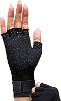 Vista 1 de Tommie Copper Compression Gloves,Copper-Infused,Fabric Gloves, Adjustable Fit,Palms & Fingers Support for Women and Men