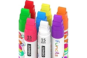 Premium Jumbo Washable Kids Window Markers 8 Pack