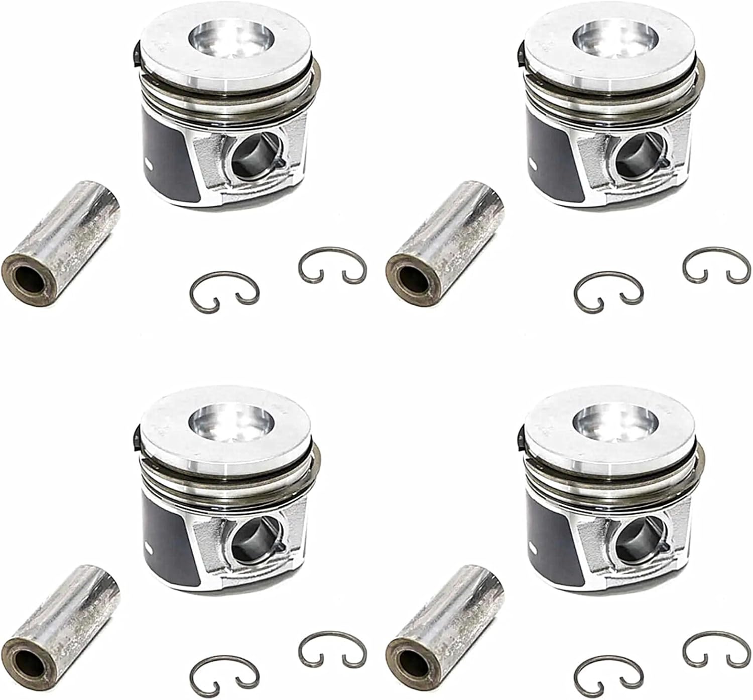 STD Piston Kit & Rings Set 6673152 Fits for Deutz BF4M1011 BF4M1011F for Bobcat Skid (Pack of 1)