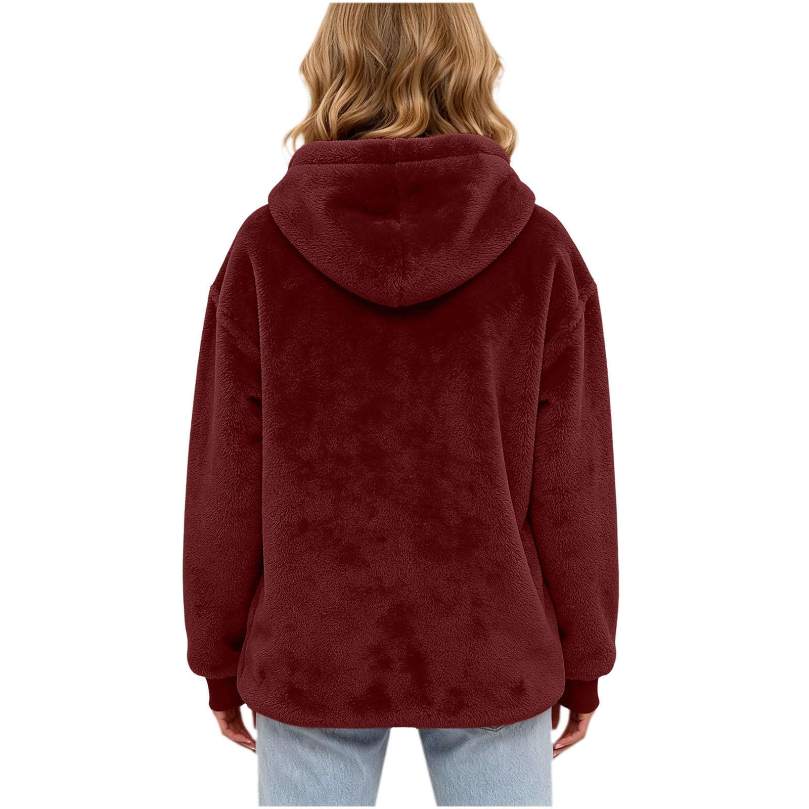 KHIRVWL Felpa Donna con Cappuccio Oversize Streetwear Cotone Felpe Sportive | Tessuto Confortevole, Design Basic, Vestibilità Larga, Facile da Abbinare, Perfetta per Casa, Viaggi e Passeggiate