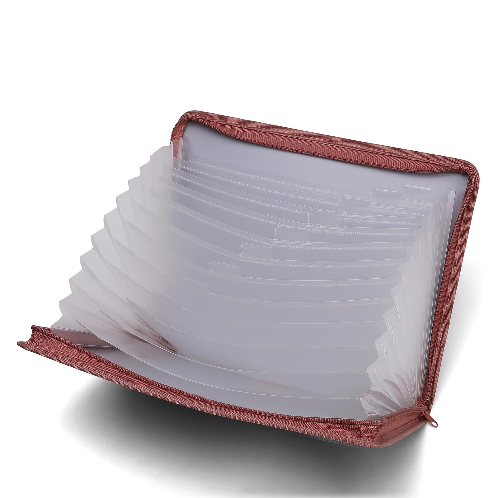 Neomate Cartella portadocumenti espandibile con 13 tasche con etichette adesive, formato A4/lettera, organizer a fisarmonica con chiusura a cerniera, per conservare certificati e documenti per casa