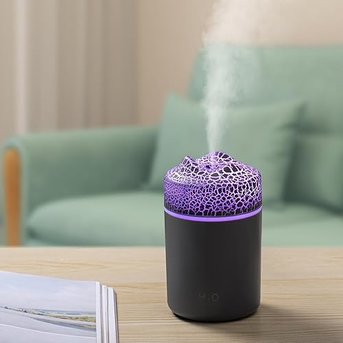 Miniatura 1 de Mini humidificador portátil, humidificador pequeño de escritorio personal USB de 10.1 fl oz, humidificadores de niebla fría para dormitorio,