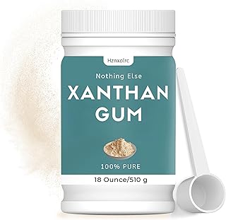 18 oz Food Grade Xanthan Gum Powder, Pure Xanthan Gum for Baking Gluten Free, Xanthan Gum Thickener Suitable for Making Ice Cream, Cake, Yogurt, Candy and More