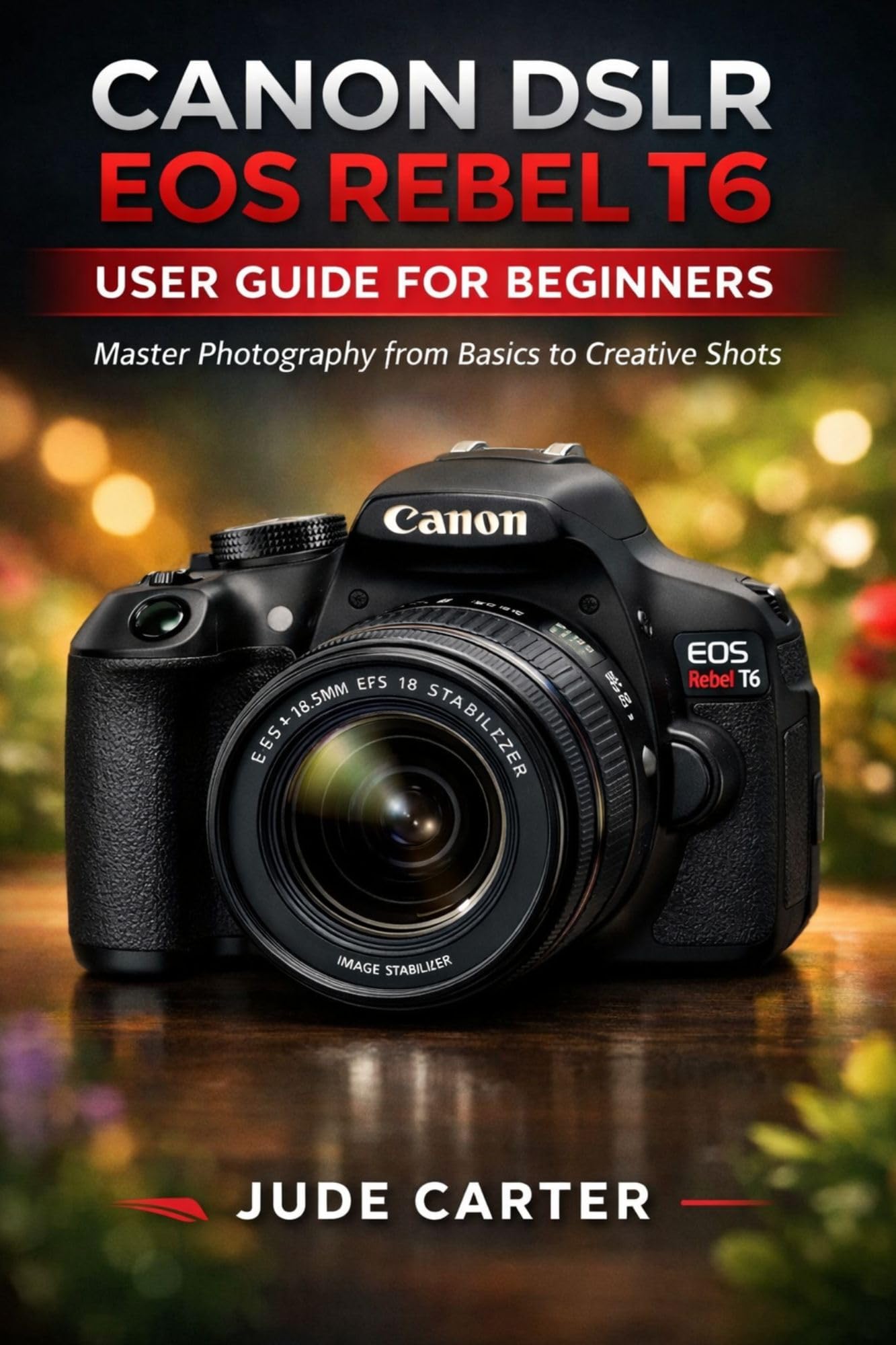 Canon DSLR EOS Rebel T6 user guide manuel pour débutant maîtriser le flou artistique