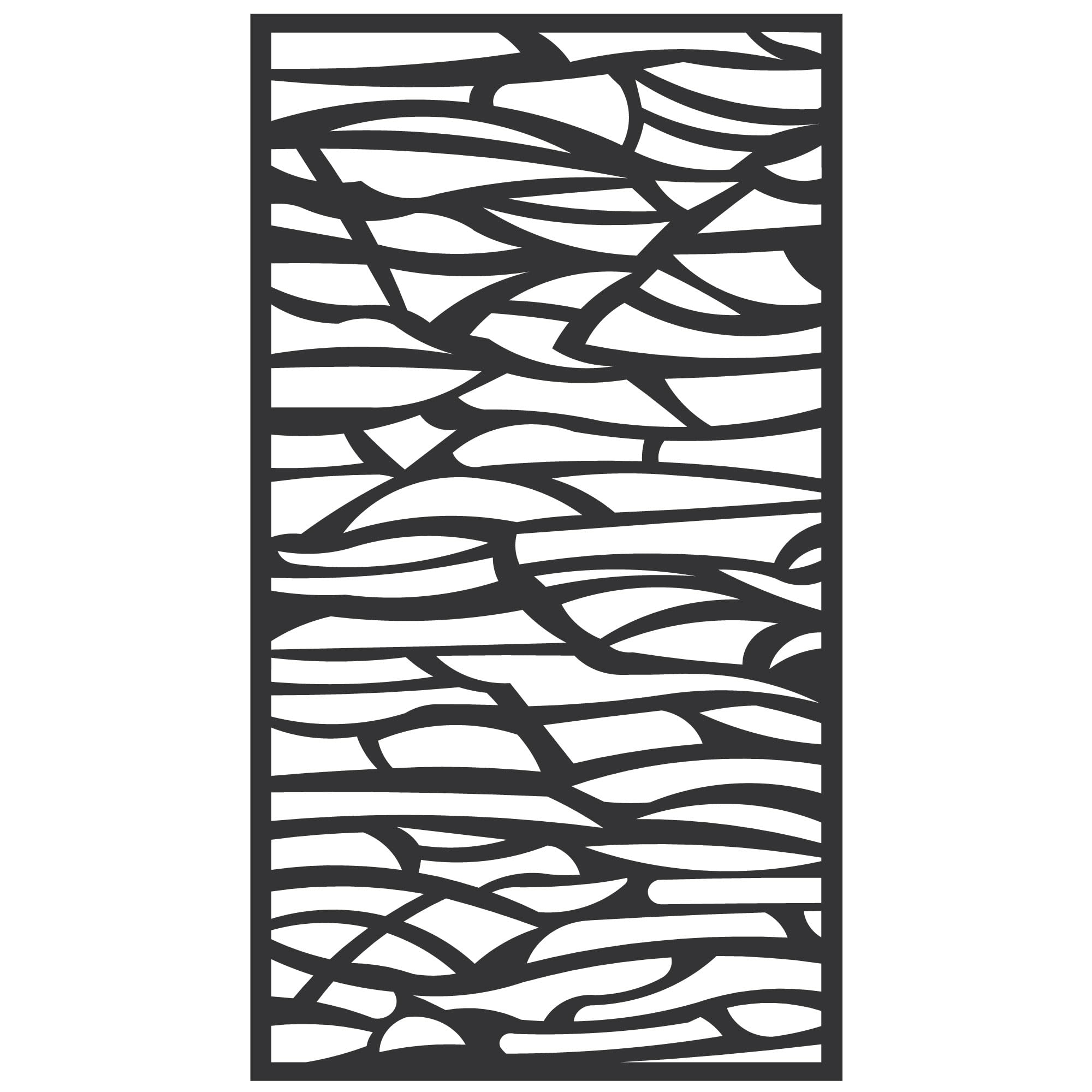 Chapa Perforada Decorativa de Hierro | Panel Metálico Hierro en Crudo | 2000x1000 mm | Ideal para Decoración de exteriores | Vallas, Celosías, Paredes, Balcones, Jardines | Mod. 31