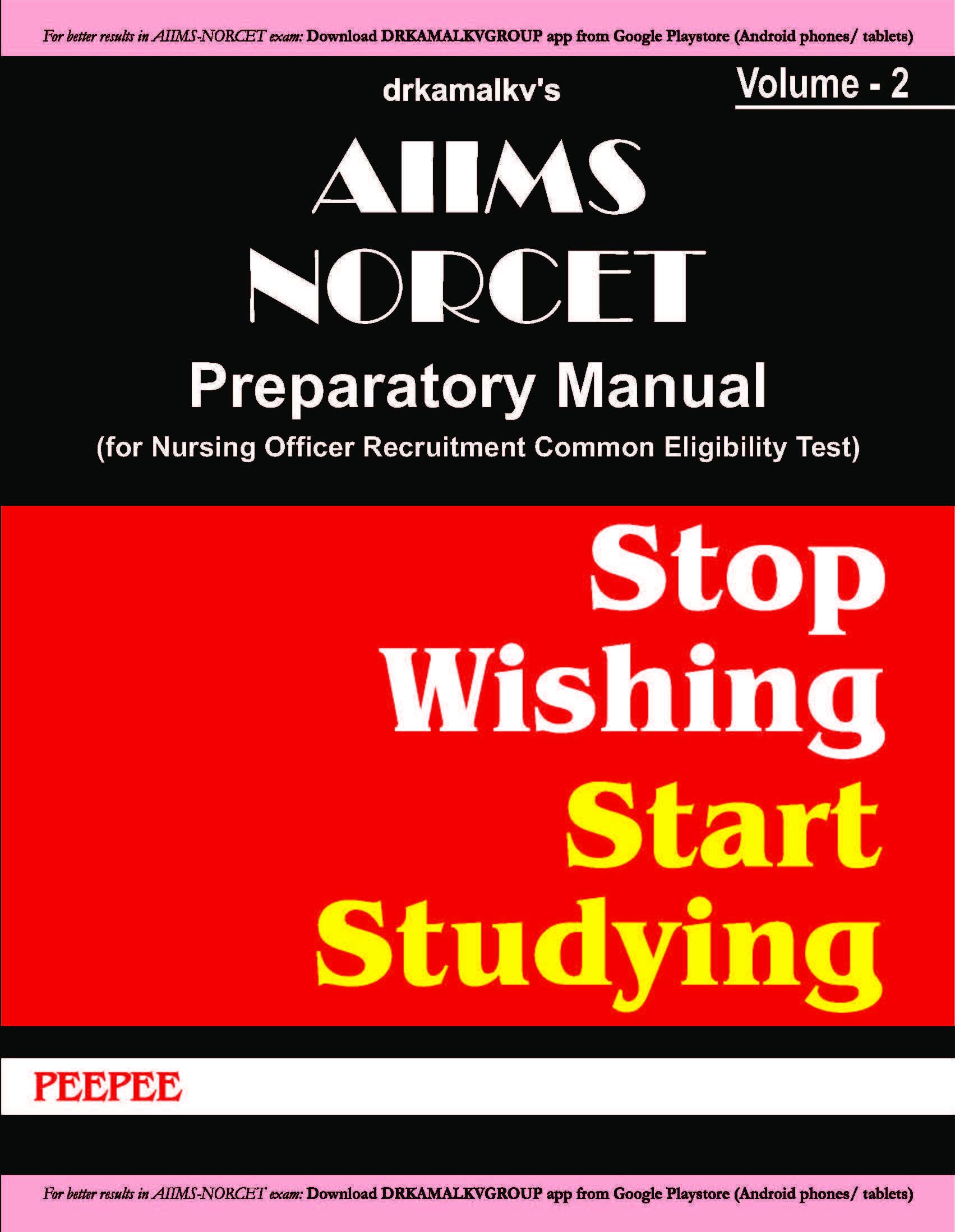 AIIMS - NORCET Preparatory Manual- Vol 2