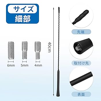 Amazon.co.jp: 車ラジオアンテナ AM/FMアンテナ ルーフアンテナ