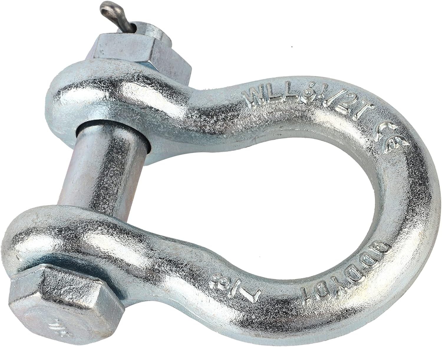 Anchor Shackle, Alloy Steel Lifting Shackle, Wear Resistant Bow shackle, Heavy duty shackle for Anchor Chains Rope Yacht Rigging Fishing Gear (6.5t), ANKROYU4dn80akbvg-14