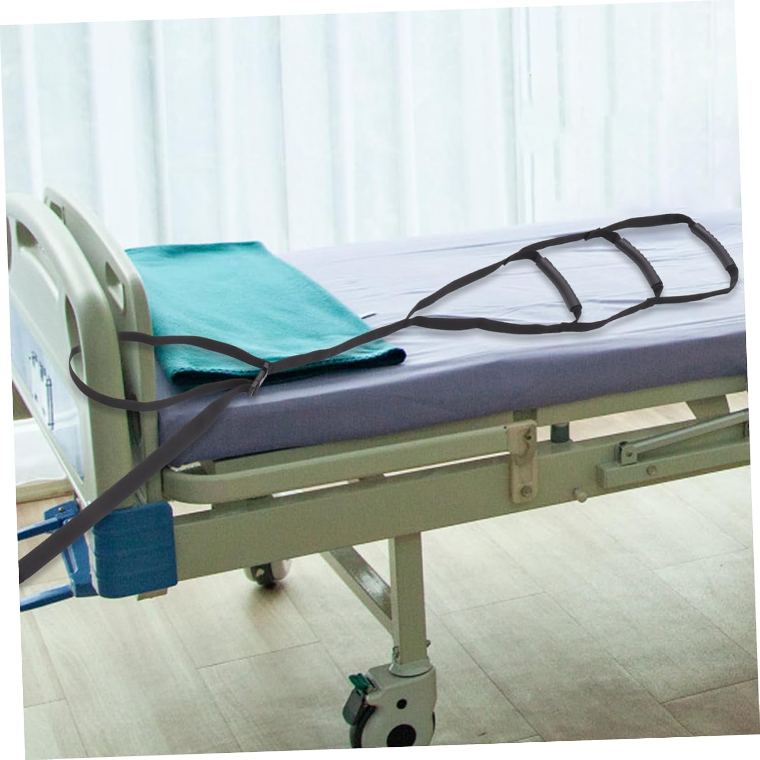 Elder Bed Ladder Adjustable Assist Belt for Seniors Pull up Strap for Disabled Individuals Safe Mobility Aid for Motion