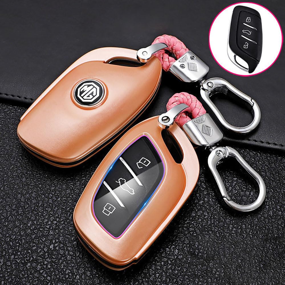 Zgcyk Orangestyle Car Remote Control Key Shell Key Cover For Mg Zs Mg3 Mg4 Mg5 Scorpio Mg6pro Mg Mulan Mg Navigator Mg Hs Key Pouch Key Fob Cover Case Gift Accessories,-A