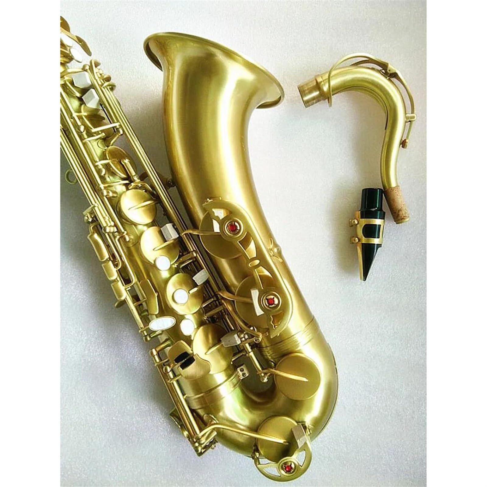 Saksofon Zabytkowy Saksofon Tenorowy Z Ustnikiem Z Futerałem Bronze Sax Bb Musical Instruments Professional