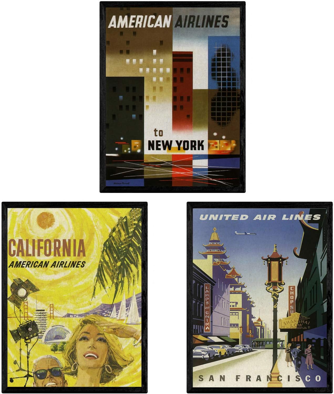 Vintage Travel Poster For American Airlines Magnet | Zazzle - View #11
