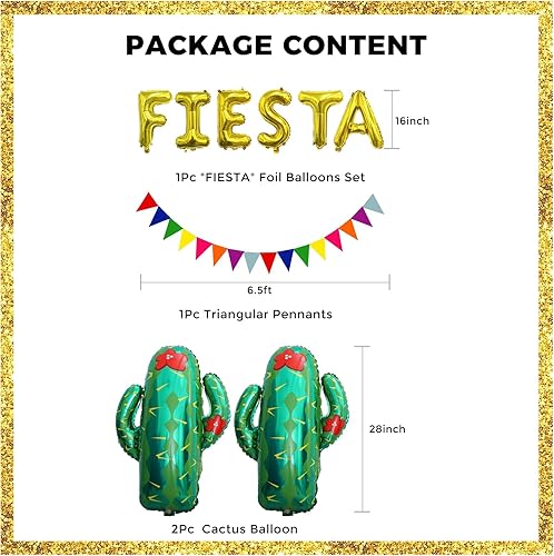 Miniatura 2 de Decoraciones para fiestas mexicanas, decoraciones de fiesta de taco, globos de fiesta de cinco de mayo, suministros de decoración de fiesta de