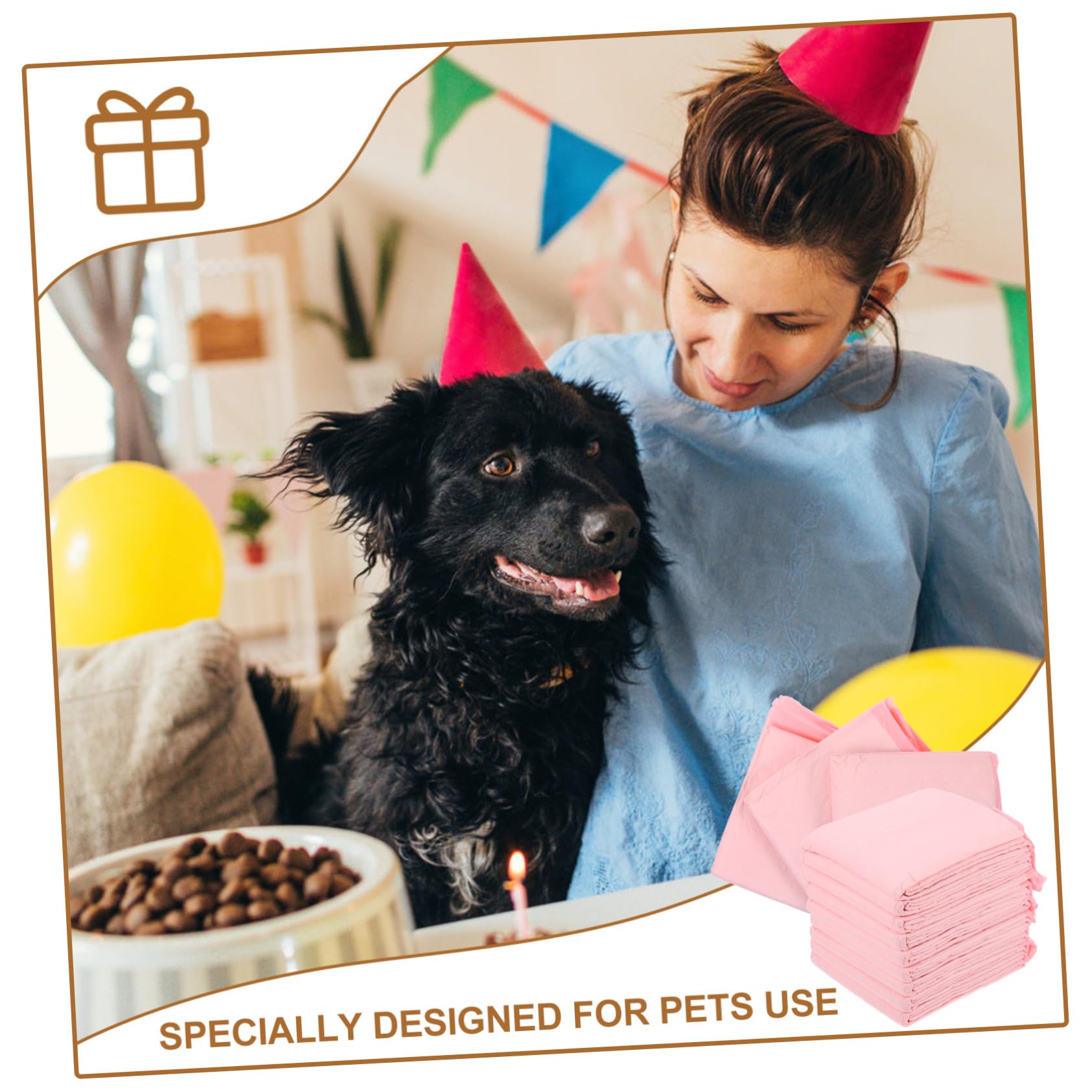 COLLBATH 1paquet Alèses pour Chiens Alèses Épaisses Et Absorbantes pour Éducation Animaux pour Appartements