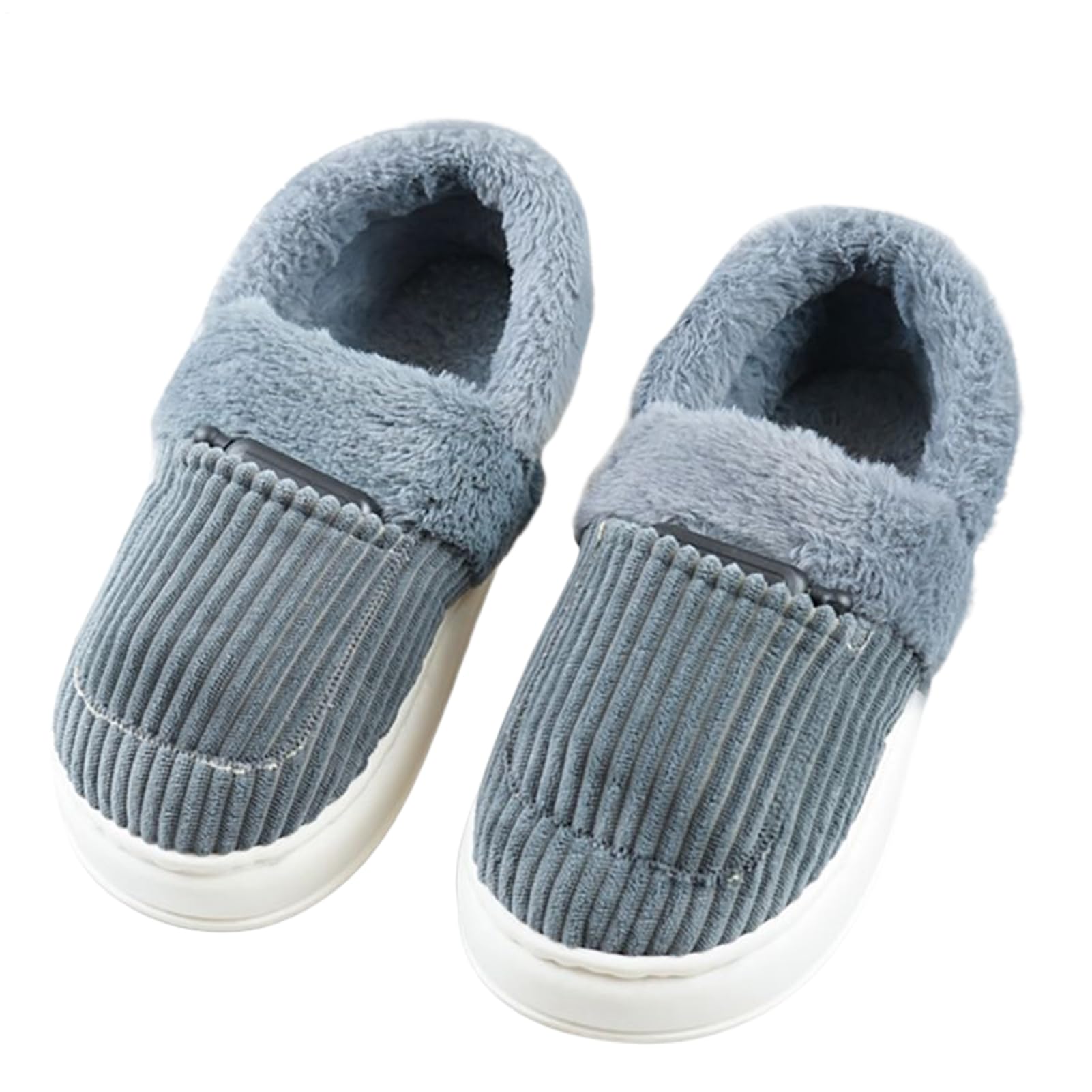 Chaussons chauffants rechargeables - Chauffe-bibera à 4 niveaux unisexe en velours EVA doux pour les personnes souffrant de pieds froids, les travailleurs au bureau, se détendre à la maison, cadeau