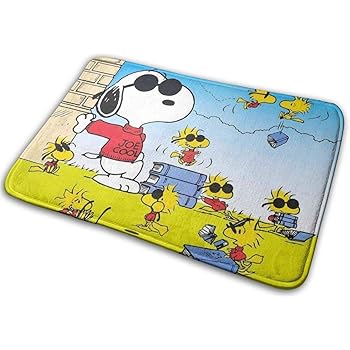 Amazon スヌーピー Snoopy 7 玄関マット 防塵じゅうたん 泥落としマット 柔らかい ドアマット ドアマット バスマット 洗面所 ラグ カーペット 屋内防塵じゅうたん 屋内ドアマット クレホールマット カーペットマット 滑り止め マット 屋外 屋内 兼用 耐磨耗性 抗菌防臭