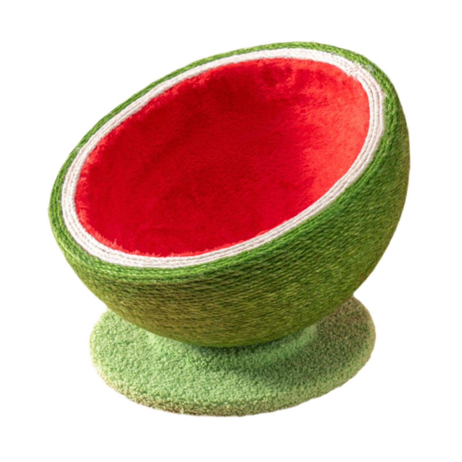 Tabla Rascadora para Gatos, Cojín Rascador Tipo Lounge, Cuenco de Sisal, Franela, Versátil, Sin Funda Protectora, Muebles de Interior, Relajación.