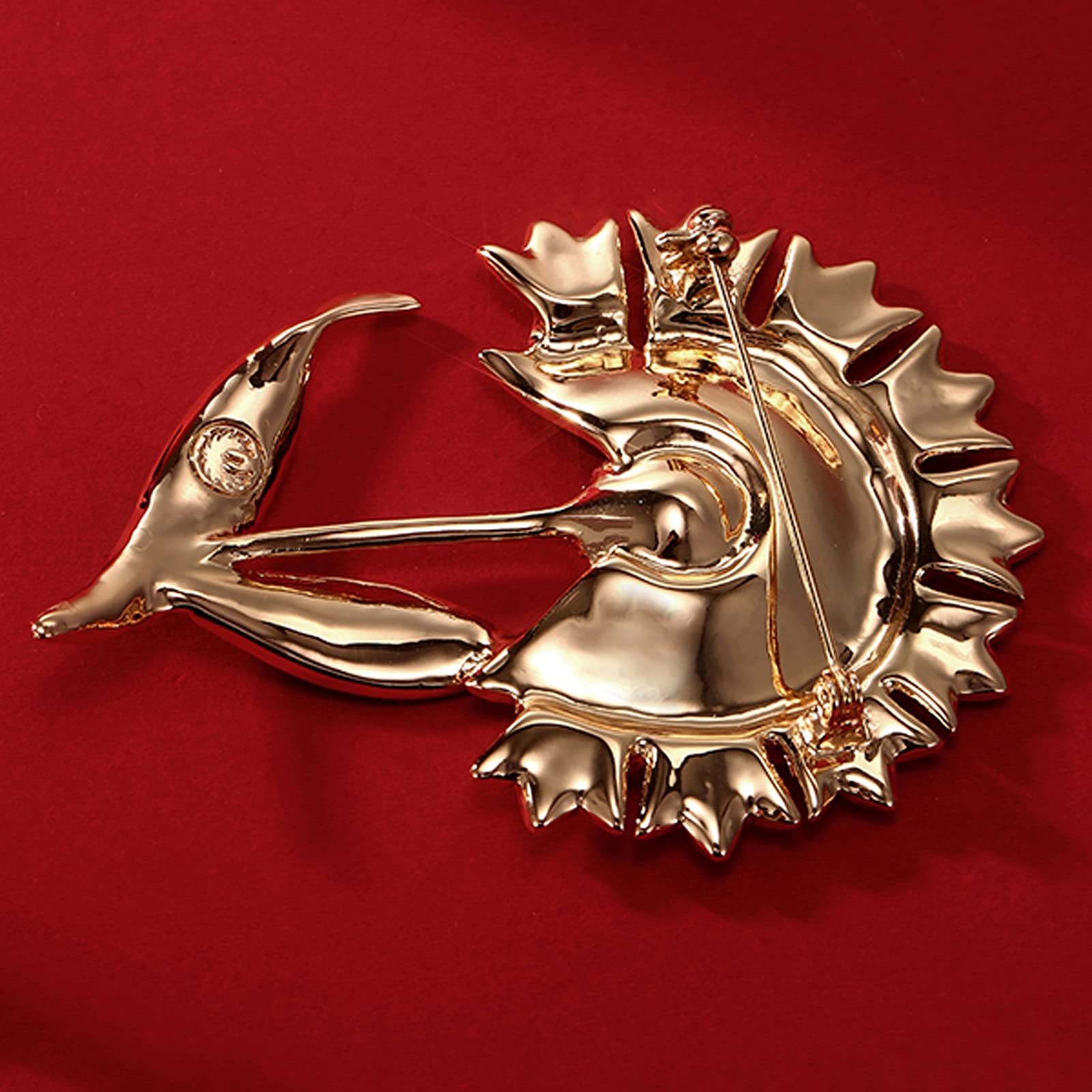 Broszka Pin dla kobiet mężczyzn jesień chryzantema broszka panie płaszcz płaszcz akcesoria moda emalia klapa pin panie urodziny ślub bal dekoracyjne wesele urodziny akcesoria na im