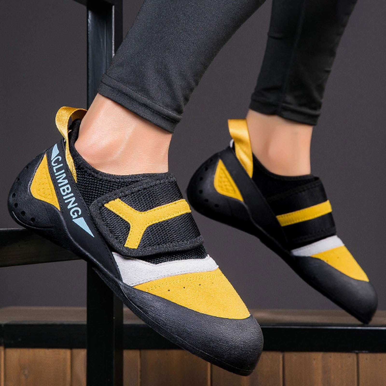 Zapatos De Escalada,Pies De Gato Escalada,Zapatos De Escalada Goma Antideslizante Hombre,Zapatillas De Escalada Mujer,Pies De Gato Transpirables,Ligeros,para Acampar Escalada