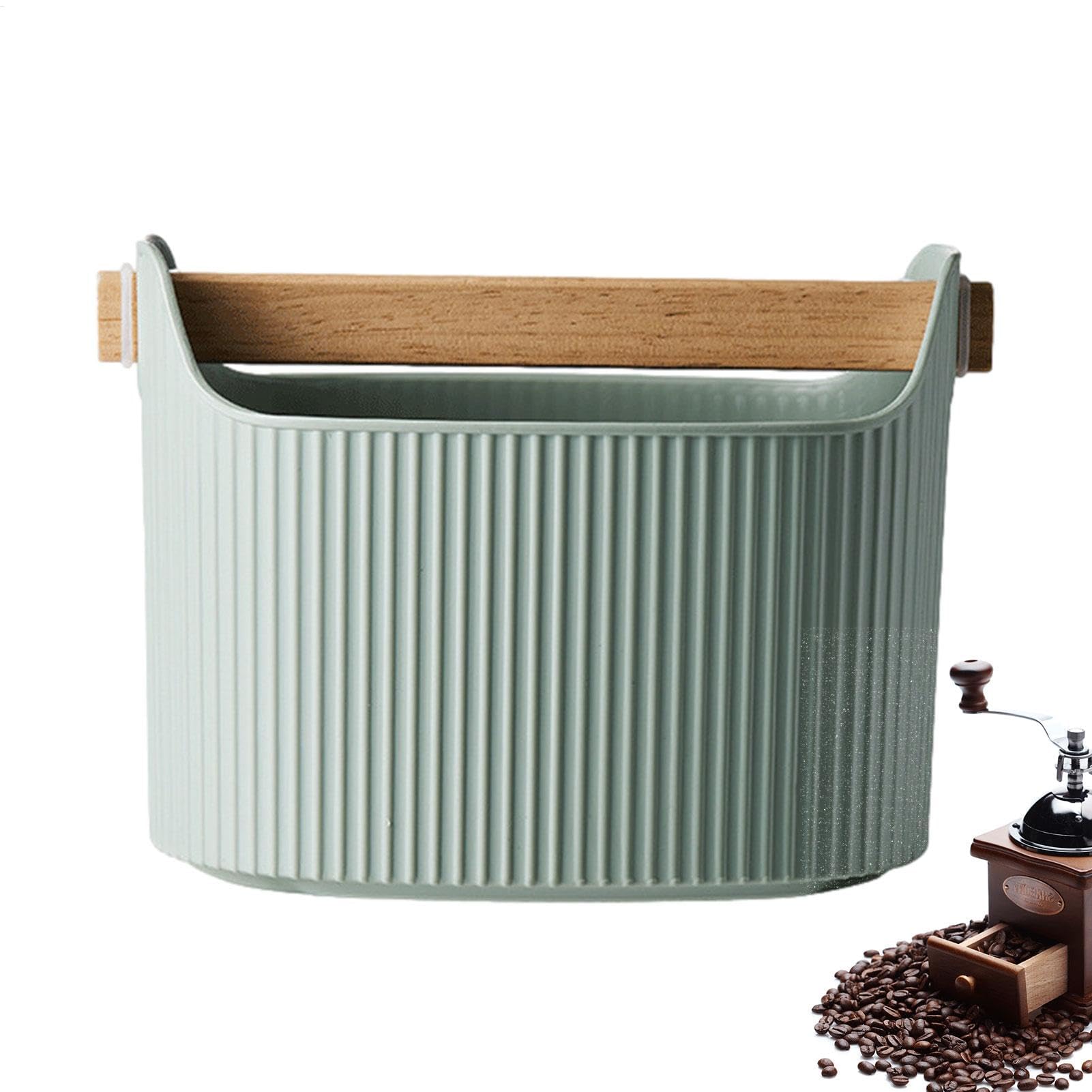 Contenitore per caffè in acciaio inox, contenitore per rifiuti di caffè, strumento per uso domestico e bar, facile da pulire, per caffè macinato