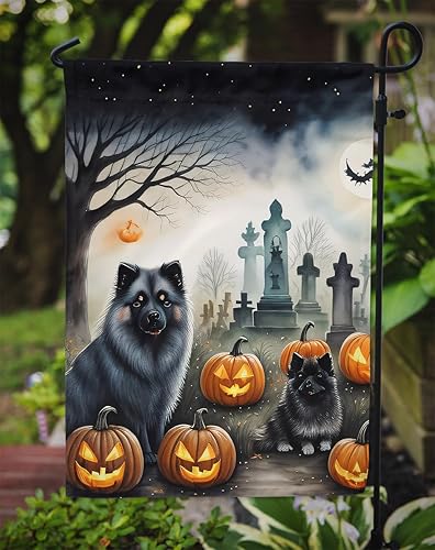 Miniatura 213 de Caroline's Treasures DAC2011GF - Bandera decorativa para jardín de Halloween con diseño de beagle para jardín, jardín, jardín, jardín, multicolor